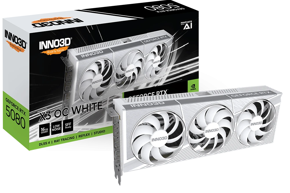 INNO3D GeForce RTX 5080 X3 OC WHITE